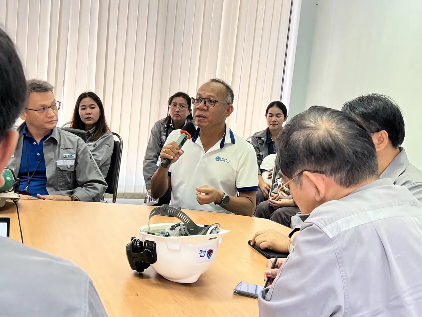 “GUSCO PTE welcomes visitors to the PTE Industrial Water Supply Plant.”