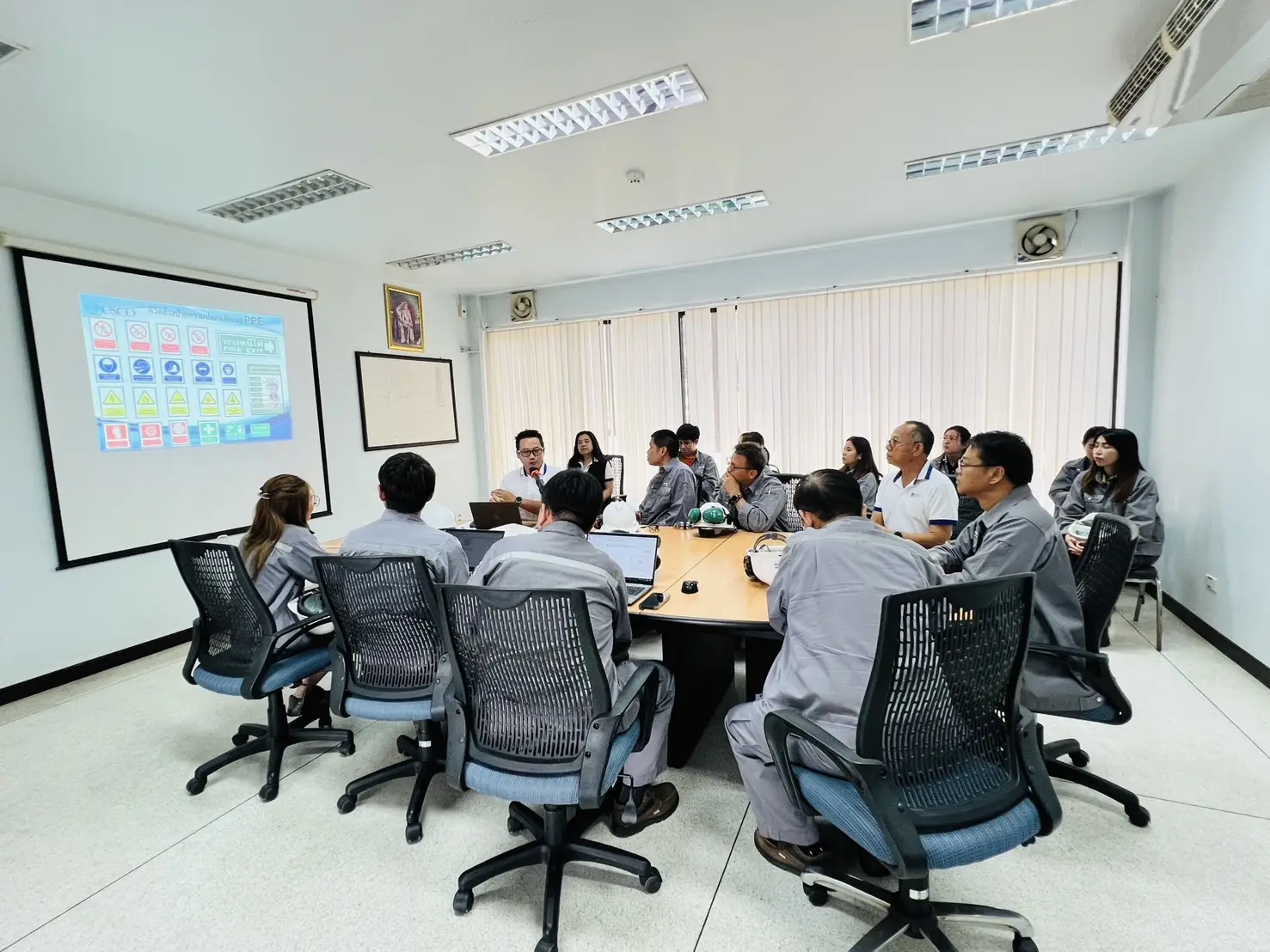 “GUSCO PTE welcomes visitors to the PTE Industrial Water Supply Plant.”