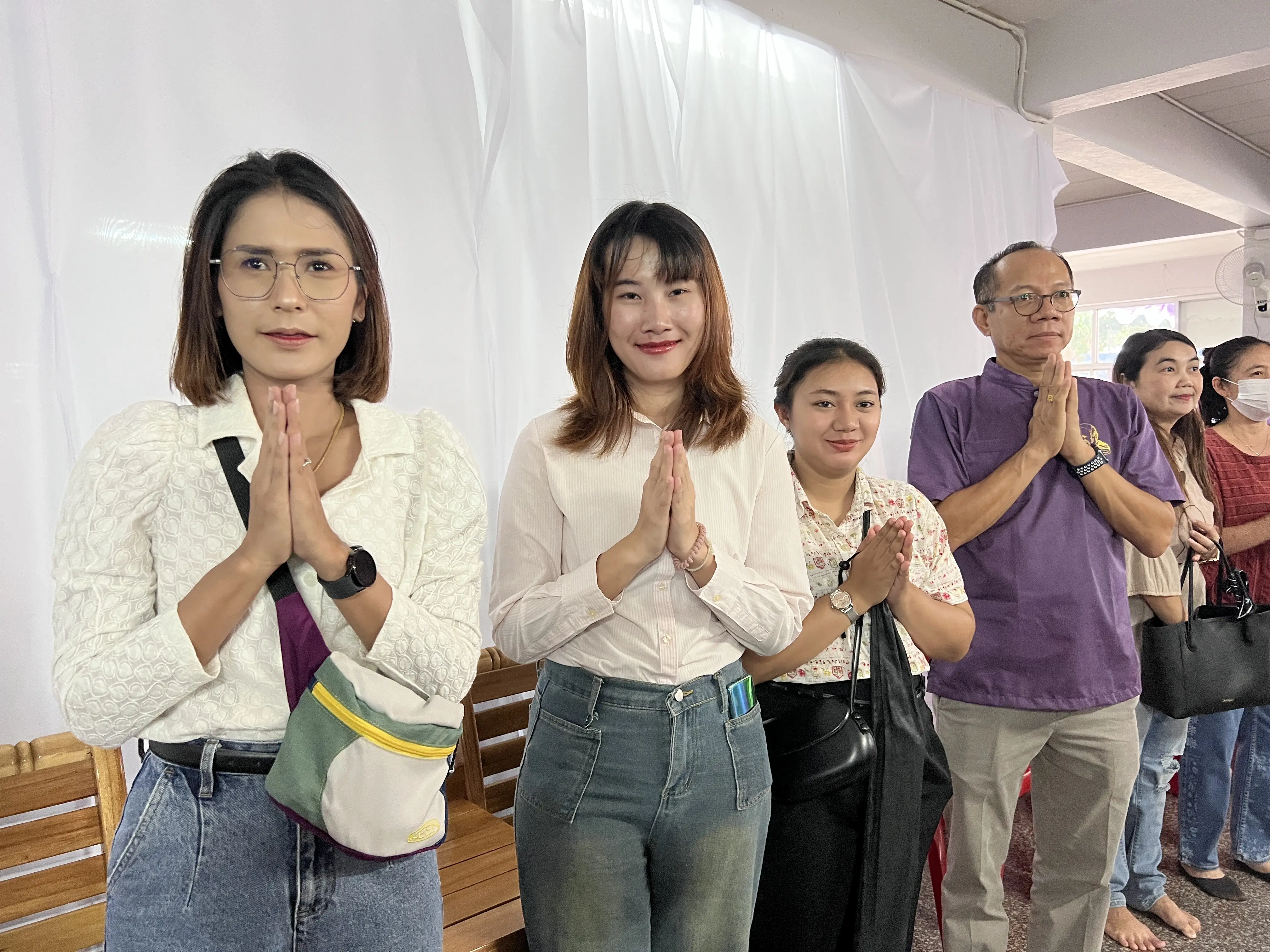 "Join in creating great merit Offering Kathin robes at Wat Ta Kuan"